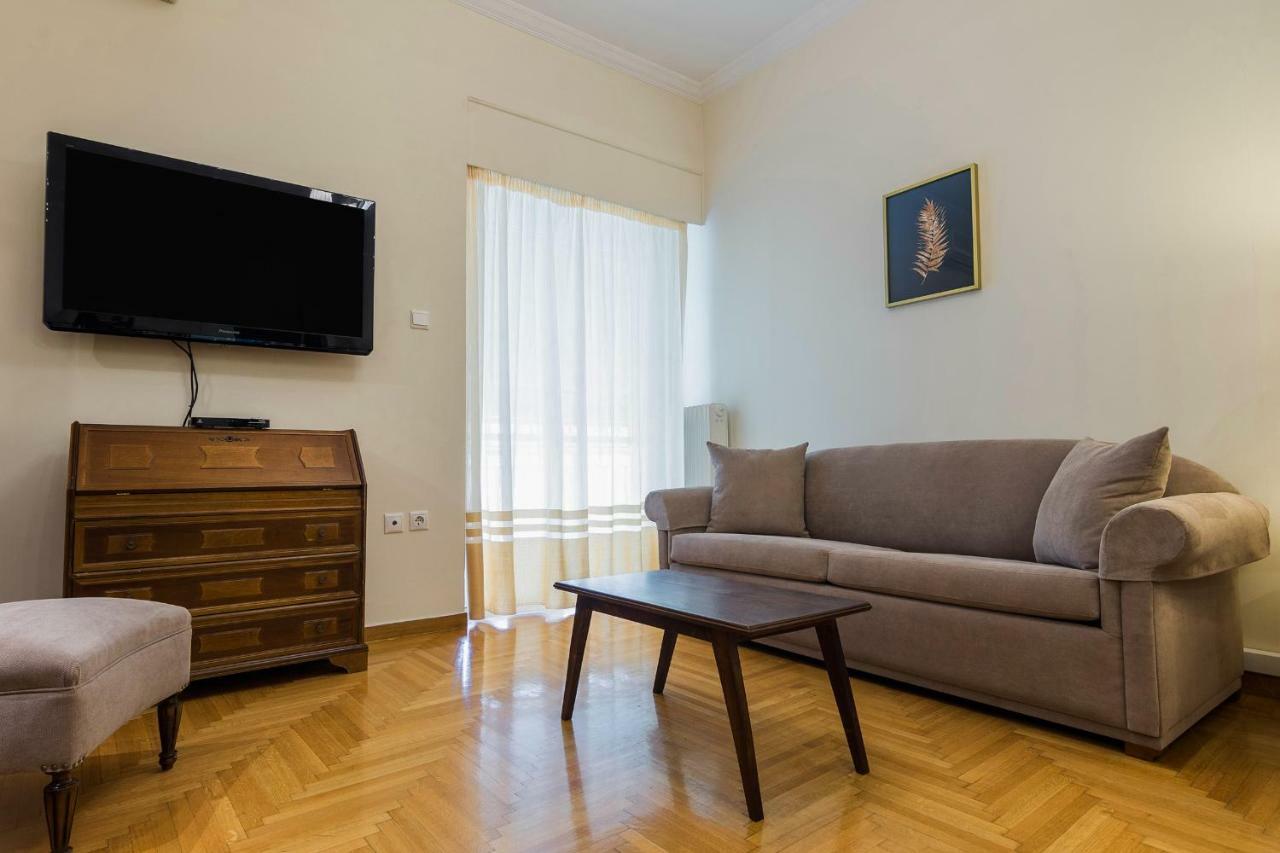 Classy 2 Bedroom Apartment Near Acropolis & Metro Athen Exterior foto